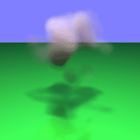 \includegraphics [height=4.5cm] {images/small_cloud_shaded_scattering.eps}
